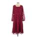 Torrid Casual Dress - Midi: Burgundy Dresses - Women's Size Large Plus