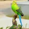 Figurines de perroquets de Simulation mignonnes, miniatures, jolis oiseaux, jardin féerique, maison, jardin, pelouse, décorations artisanales en résine
