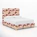 Wildon Home® Azaryah Bed Metal in Pink/White/Black | Queen | Wayfair E24E2F1B7EC9432094C1603CD8558F4D
