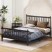 Charlton Home® Dein Platform Bed Wood in Black | 44.9 H x 63 W x 84.1 D in | Wayfair AAA6338A131C473B90B1C164339F43AC
