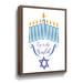 The Holiday Aisle® Oy to the World by Yass Naffas Designs - Print on Canvas in White | 36 H x 48 W x 2 D in | Wayfair