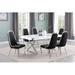 Orren Ellis 7pc. Dining Set Wood/Metal in Gray | 30 H in | Wayfair 8DFB4A4A47DD4361BE0F321AA31A3A6D