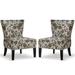 August Grove® Bryseida 22.44 Wide Upholstered Dining Chairs Polyester in Black/Brown | Wayfair FE9EBF4AAB554C45983F7A34065B9503