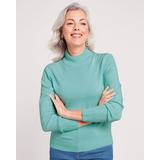 Blair Women's Cashmere-Like Long-Sleeve Sweater - Blue - XLG - Womens