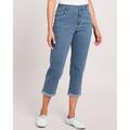 Blair Women's DenimEase™ Back Elastic Girlfriend Cropped Jeans - Denim - 10 - Misses