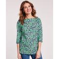 Blair Women's Essential Knit Elbow Length Sleeve Boatneck Top - Multi - 2XL - Womens