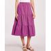 Blair Women's DenimLite Tiered Skirt - Purple - M - Misses