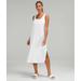 Pima Cotton Open-back Midi Dress