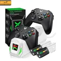 Dinofire Typ C Ladestation für Xbox One/S/X | Xbox Serie X/S Wireless Controller mit 2x2550mAh