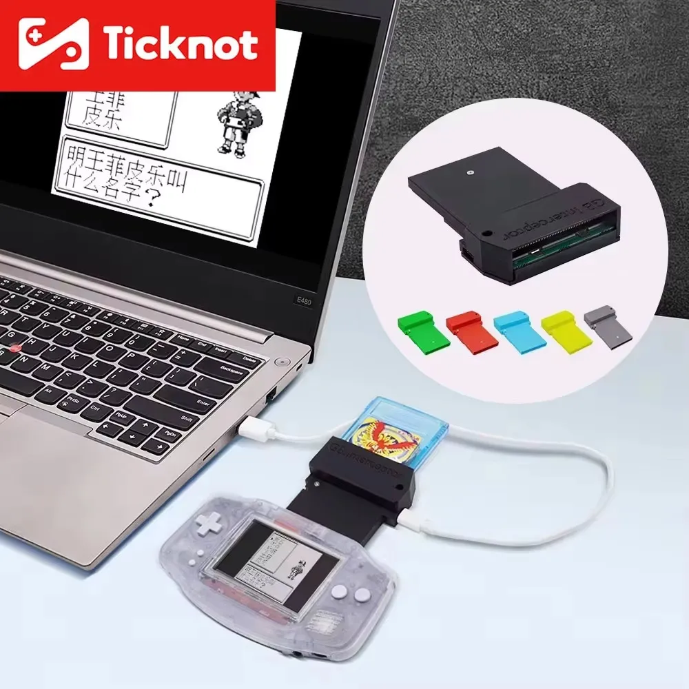 Raspberry Pi Pico RP2040 Videospiel-Capture-Karte für Gameboy GB Interceptor für Nintendo Gameboy Color/Gameboy Advance SP Image