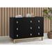 Legacy 6 Drawer Dresser with Leather Pulls and Interlocking Drawers