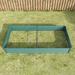 91.34" Metal Raised Garden Bed Kit for Flower Planters, Vegetables Herb Green - 91.34''x44.69''x11.81''
