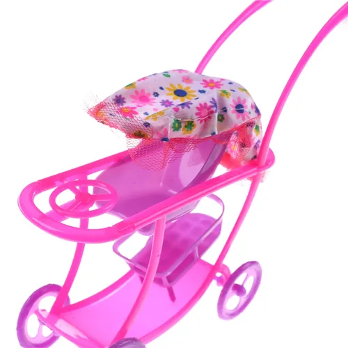 Baby Kinderwagen für Puppen Puppenhaus barbies Möbel zubehör Infant Wagen Trolley Kindergarten