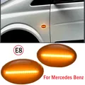 2x dynamische LED-Blinker Seiten markierung für Mercedes-Benz Smart W450 W452 A-Klasse W168 Vito