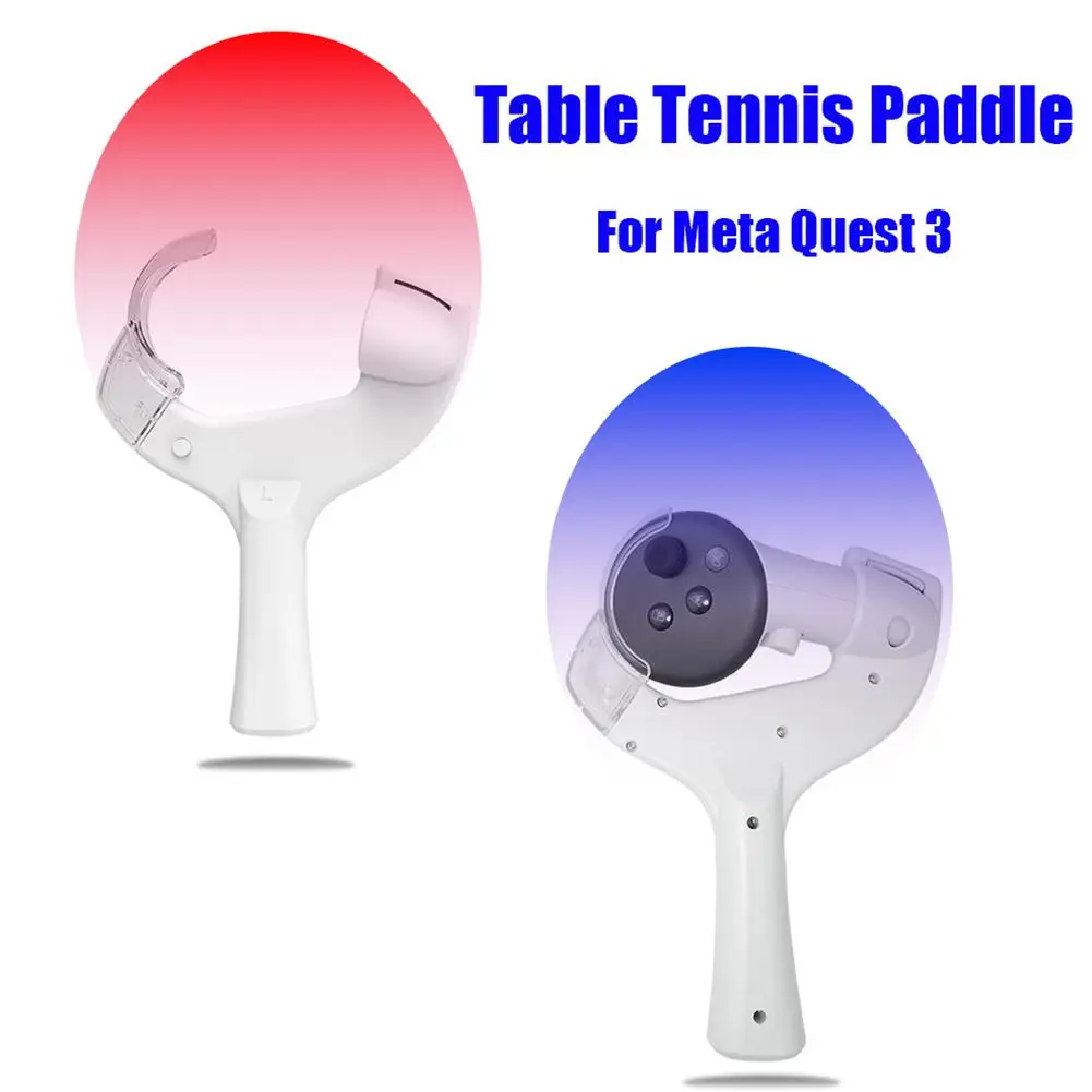 Für oculus quest 3 Tischtennis Paddel Tischtennis vr Spiele Griff Griff Controller für Meta Quest 3 vr Spiel zubehör Image