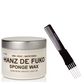 HANZ DE FUKO SPONGE WAX MED HOLD MATTE FINISH - 2 OZ