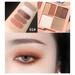 Daqian 6-color Eyeshadow Earth Color High Gloss Repair Matte Pearlescent Eyeshadow Eyeshadow Clearance Eyeshadow for Brown Eyes