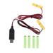 YOUNGNA 4.5V AA AAA Battery USB Power Supply Cable Can Replace 3pcs AA AAA 1.5V