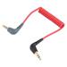 3.5MM Connection Cable Sound Signal Adapter Digital Cable for Outdoor (Red)