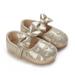 URMAGIC Baby Girls Mary Jane Flats with Bowknot Soft Sole Non-Slip PU Leather Baby Shoes Princess Wedding Dress Shoes for 0-18 Months