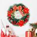 KKCXFJX Clearence!12 Inch Christmas Wreath Outdoor Lighted Christmas Wreath For Front Door Xmas Wreath For Holiday Christmas Party Decorations