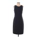 J.Crew Mercantile Casual Dress - Sheath High Neck Sleeveless: Gray Solid Dresses - Women's Size 4