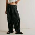 Free People Pants & Jumpsuits | Free People To The Sky Parachute Pants Pull-On Low-Rise Solid Smocked M | Color: Black | Size: M