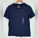 Polo By Ralph Lauren Tops | New Women’s Polo Ralph Lauren Navy Blue V Neck T Shirt Sz S Red Pony U6. | Color: Blue | Size: S