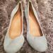 J. Crew Shoes | J. Crew Suede Leather Ballet Flats | Color: Blue | Size: 8