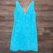 Lilly Pulitzer Dresses | Lilly Pulitzer Sz 6 Light Blue Eyelet Lace Sleeveless Double V A-Line Dress | Color: Blue | Size: 6