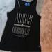 Adidas Tops | Adidas Black Tank Top With White Letters | Color: Black/Tan/White | Size: Xs