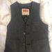 Levi's Suits & Blazers | Levi's X Levi's Made & Crafted - Wool Herringbone Vest / Waistcoat In Grey - S | Color: Black/Gray | Size: Small