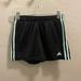 Adidas Shorts | Adidas Womens Athletic Shorts. Size Small. | Color: Black/Blue | Size: S