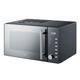 VYTRONIX B25M 900W Digital Microwave Oven | Freestanding Microwave with 5 Power Levels, Clock & Timer Function | Black Microwave with Mirrored Front, 25 Litre Capacity (Black)