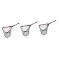 3pcs Fishing Net Kayak Fishing Accessories Extendable Landing Net Floating Fishing Floating Wire Fish Basket Fishing Kayaks Foldable Equipment Aluminum Alloy Fishing Triangle