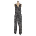 Ann Taylor LOFT Jumpsuit: Black Baroque Print Jumpsuits - Women's Size X-Small