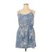 Old Navy Casual Dress - Mini Scoop Neck Sleeveless: Blue Dresses - Women's Size X-Large