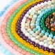 Perles Rondes en Pierre Naturelle Quartz Rose Alanding Yst Turquoise Agates pour Bijoux