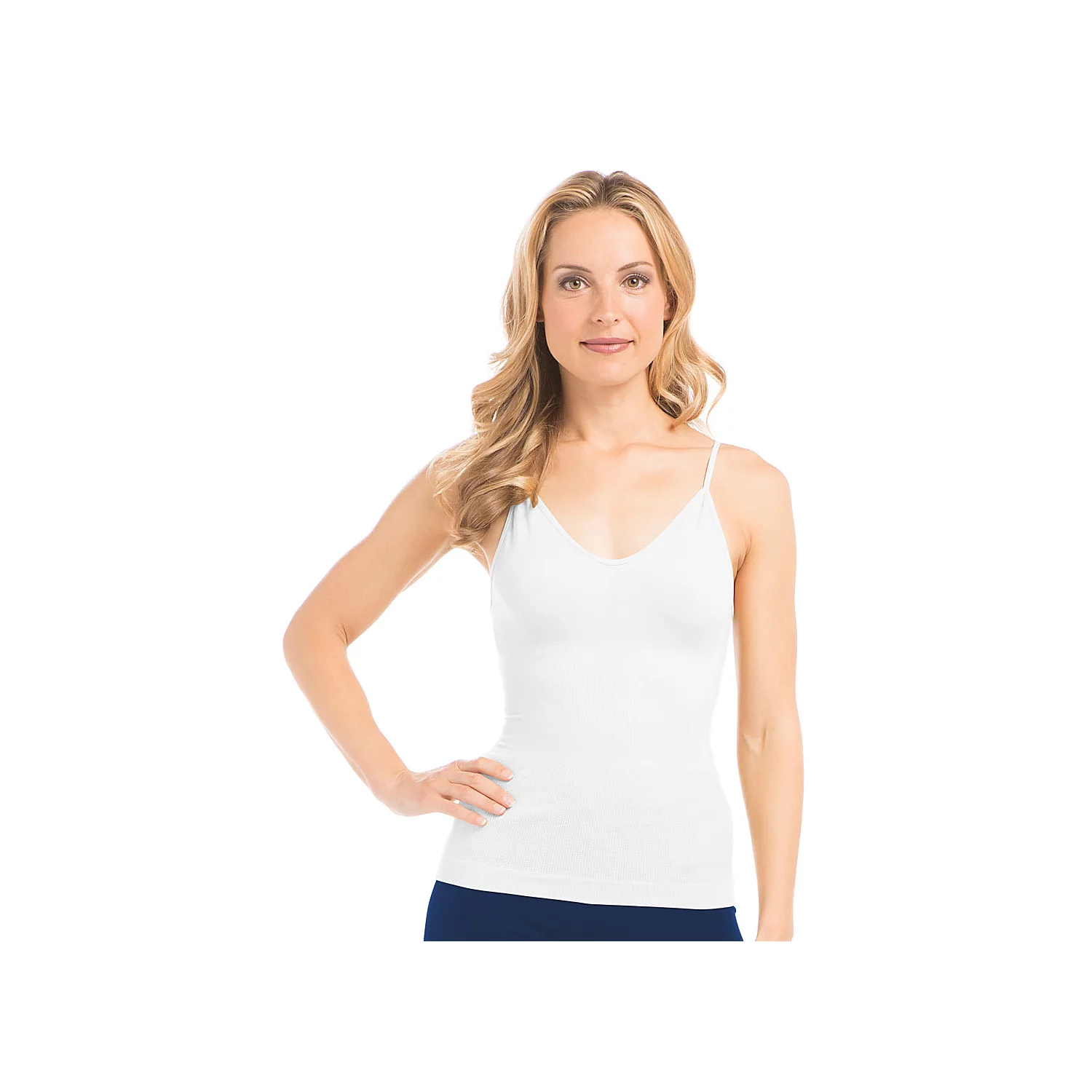 Figurformendes Top, weiß Image