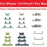 1 set Volume di Potere Del Tasto Mute + Staffa Gancio di Ferro Per il iPhone 11 Pro Max Tasto