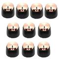 10pcs Stylish Guitar AMP Amplifier Push on fit Knobs Speaker Panel Switch Caps