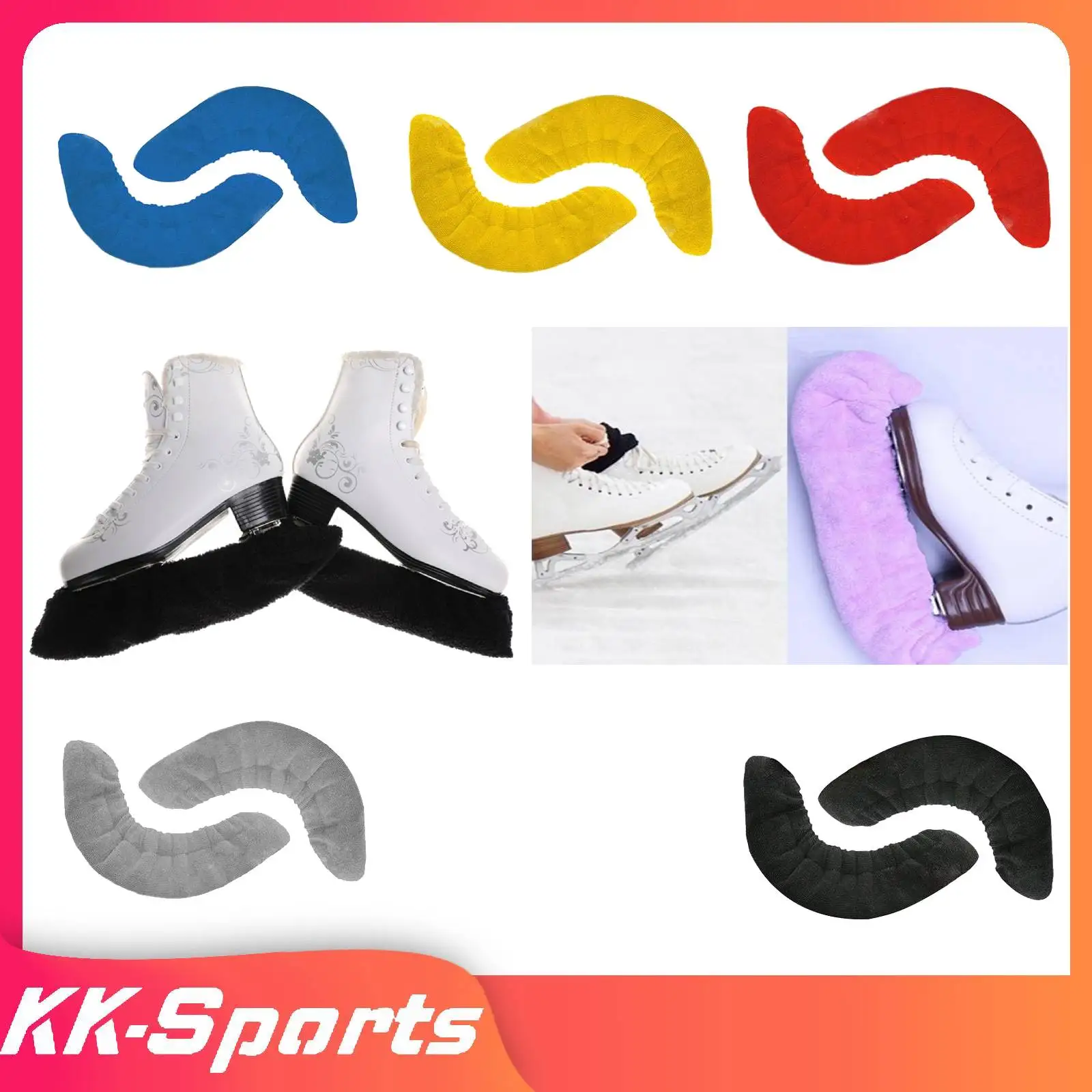 Soft Ice Skate Blotters Covers Eiskunstlauf Blade Guards Jugend Skating Hockey Skateboard Rollschuhe Schutz Image