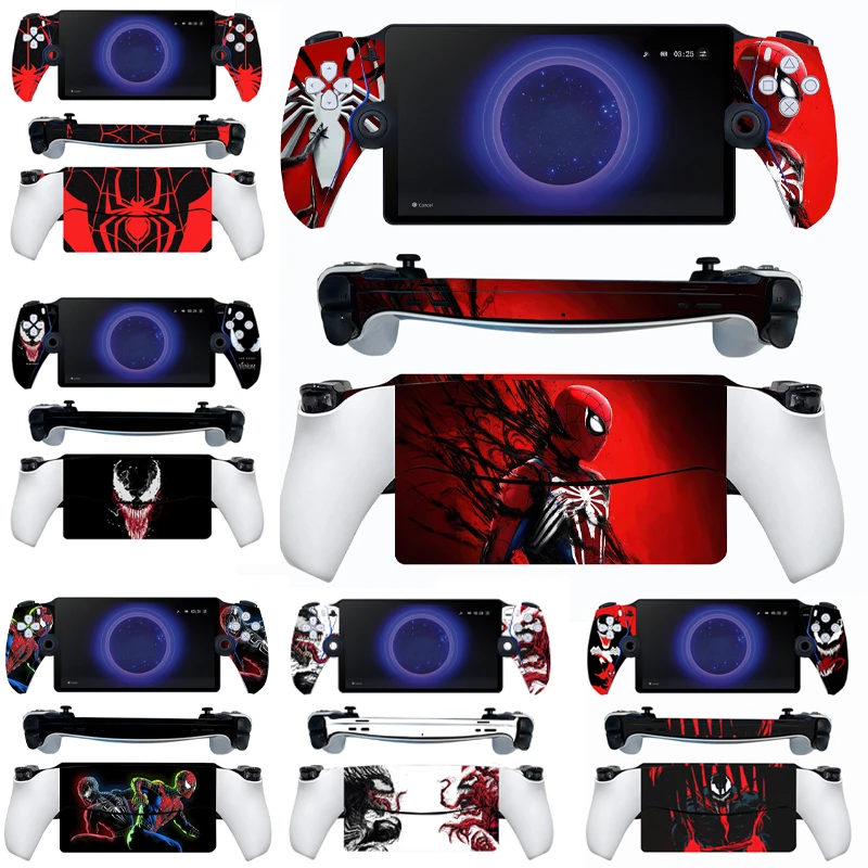 Marvel Spiderman Ps Portal Skin Aufkleber Schutz Skin für Sony Ps5 Portal Anti-Scratch Non-Slip Gamepad Cover Grip Case Geschenk Image