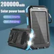 Tragbare Solar Power Bank 20000mah externe Batterie Lade Power Bank externe Batterie ladegerät