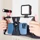 Videokamera Käfig Stabilisator Halterung Handheld Rahmen Film Rig Vlog Telefon