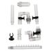 MANNYA Canister Filters Intake Outlet Tube Kit External Filter Accessory with Suckers