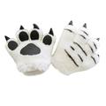 1pc Simulation Animal Palm Plush Toy Creative Children Glove Toy Hair Band Game Prop Toy Lovely Animal Palm Shape Toy Cartoon Animal Palm Glove Toy for Kids Playing White Tiger Style