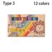 1 Set 8/12/13 Colours Playing House Mini Painting Tools Miniature Color Pencil Dolls Accessories Dollhouse Decoration Doll Colorful Crayon 12 COLORS TYPE 3