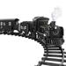 Kkewar Electric Train Set 1 Set Kids Steam Engine Locomotive Toy Freight Electric Model Train Railway Train Toy Steam Train Set Plaything