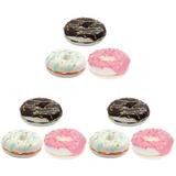 9 Pcs Simulation Donut Fake Donut Decorative Donut Decor Fake Dessert Simulation Decors